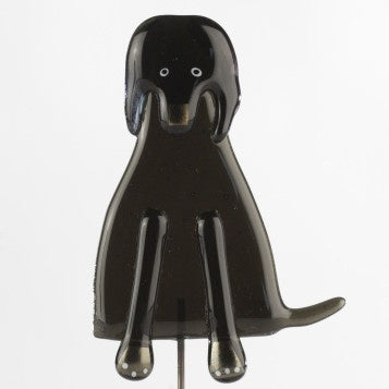 Glaskunst Hond zwart