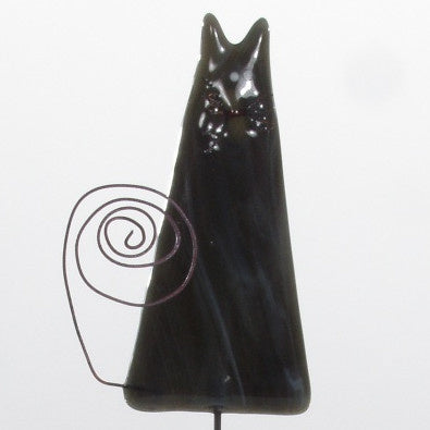 Glaskunst Kat zwart
