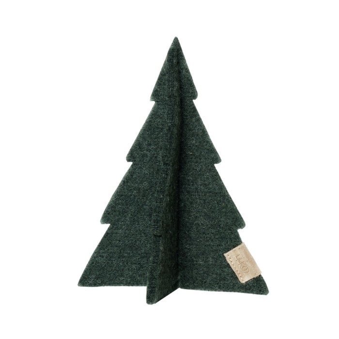 Zero Waste wool Denneboom groen 18cm