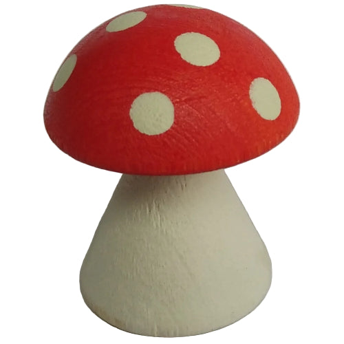 Deco klein Paddestoel rood