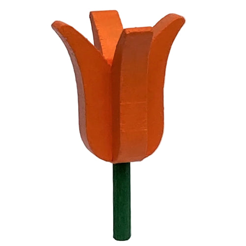 Deco klein Tulp Aladin donkeroranje