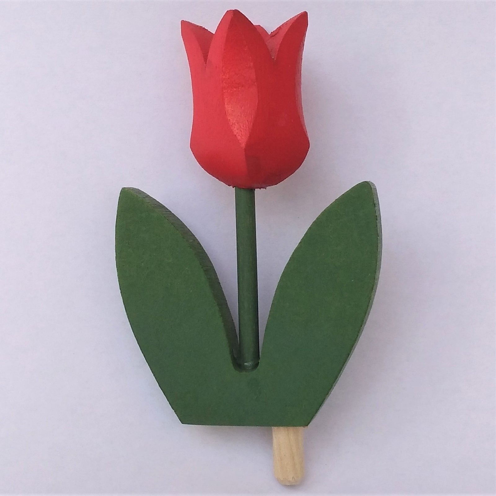 Deco groot Tulp rood (variant A)